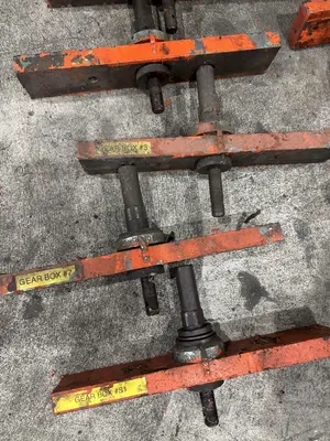 2.5" DAHLSTROM ROLLFORMER PARTS, SHAFT ARBORS, GEARS, SIDE PASSES & MORE: STOCK #22621