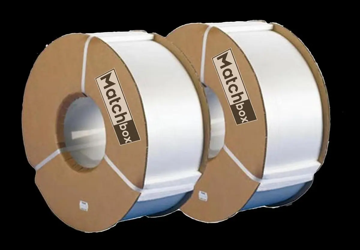 Bundle Tyer Strap - 5mm strap rolls  - white textured, 24,000LF