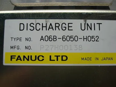 USED FANUC DISCHARGE UNIT A06B-6050-H052
