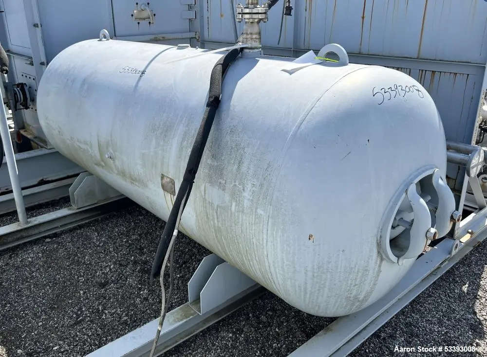 Used – Steel Fab Horizontal Carbon Steel Pressure Tank – 40" x 96", 150 PSI, 2008