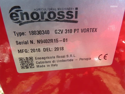 New | in-Stock 2025 ENOROSSI G2LP Tedders Pennsylvania US | Zimmerman Farm Service #1410321