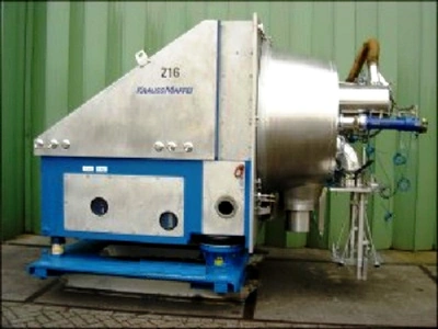 Krauss-Maffei HZ 1000 Ph CIP peeler centrifuge, 316L SS.