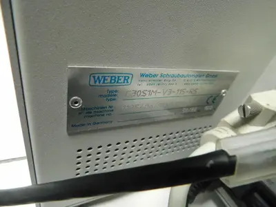 Used WEBER C30S1M MDW03 ZEB240 WN133873 Screw Driver Machines Texas US | Aucto #1308544