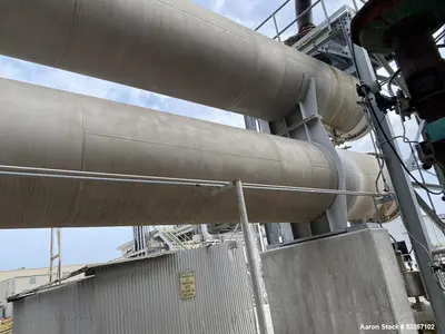 Used Southern Heat Exchanger 8500 Sq. Ft. 304L Stainless Horizontal Heat Exchanger – 51" x 26', Built 2019
