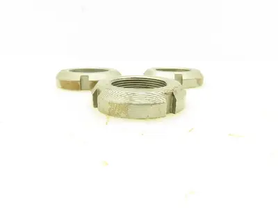 Applied SN06 0.240" Slot x 1.375"OD 1026 Grade Steel Self Locking Lock Nut 3pc
