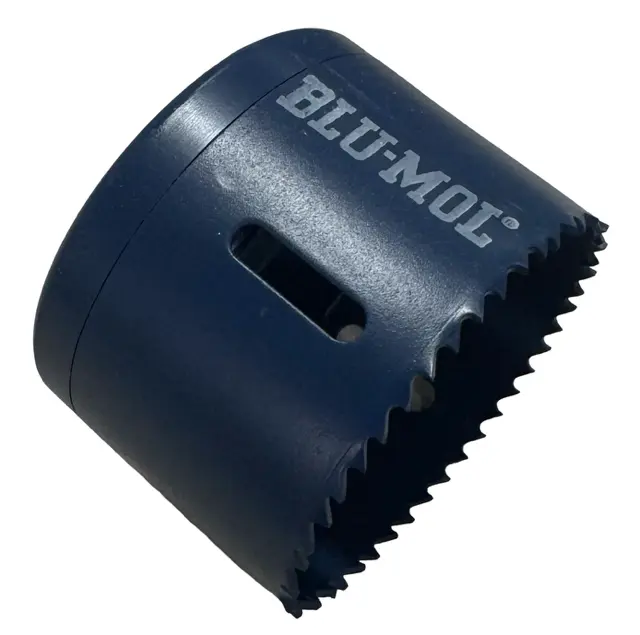 Blu-Mol 2-9/16" High Speed Steel Hole Saw - Welded Edge USA Made