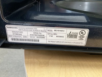 Used SAMSUNG ME21B706B12 Ovens Michigan US | Miedema Asset Management Group #1325687