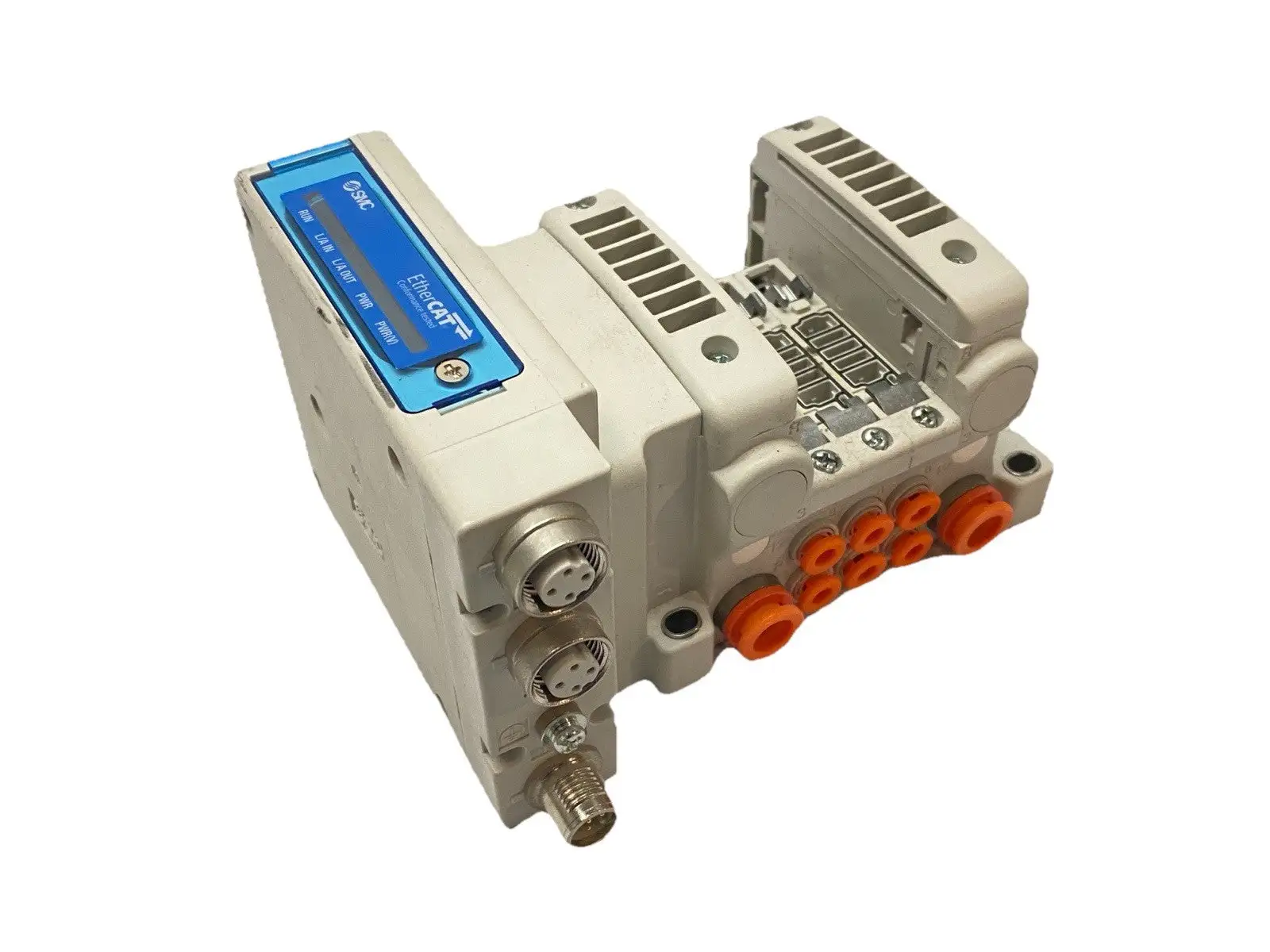VV5QC11-03N35DAN-S | SMC  Pneumatic Plug-In Manifold 3-Station - Used