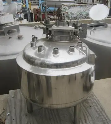 Tank, 18 Gallon, 45 PSI, Jacketed, 316L Stainless Steel, Precision, #C739348