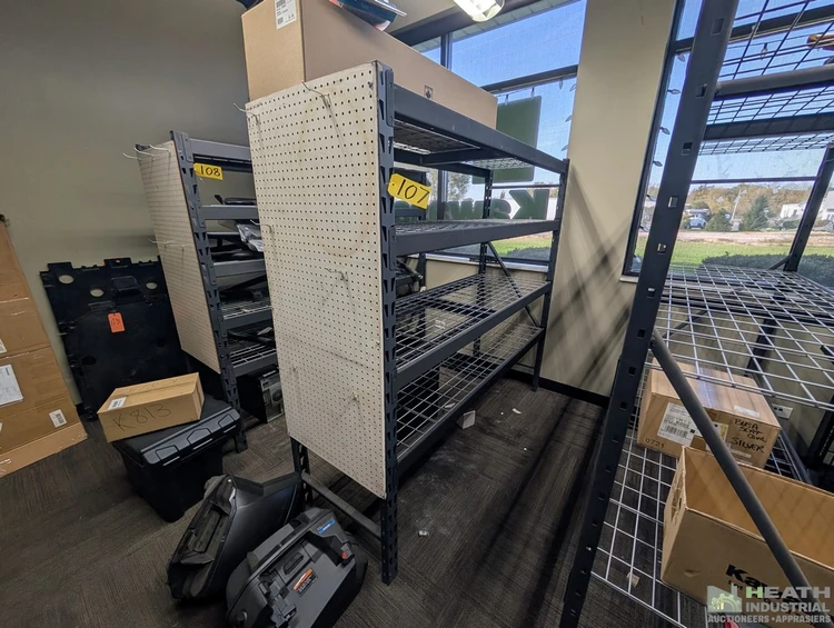 Used _UNKNOWN_ HD ADJUSTABLE SHELVING UNIT 77 IN X 26 IN X 6 FT Racks/Shelving Illinois US | Heath Industrial Auction Services #1546856