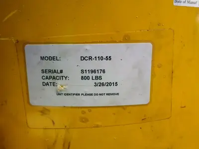 800 Lbs Drum Tilter - Dcr-110-55