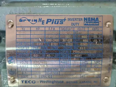 New | in-Stock TECO-WESTINGHOUSE PDH06006TE2N Motors (misc) British Columbia CA | Lenmark #246280