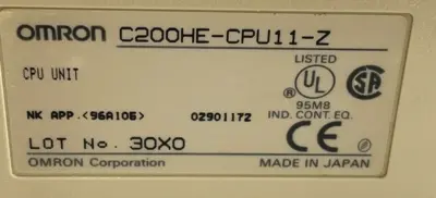 USED OMRON C200HE-CPU11-Z CPU MODULE C200HECPU11ZE C200HECPU11Z