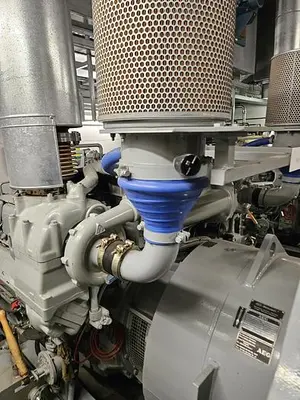 USED 1991 HEINKEL AGGREGATEBAU HE500/396; 500 KW; 400 V; 722 A; 1500 RPM