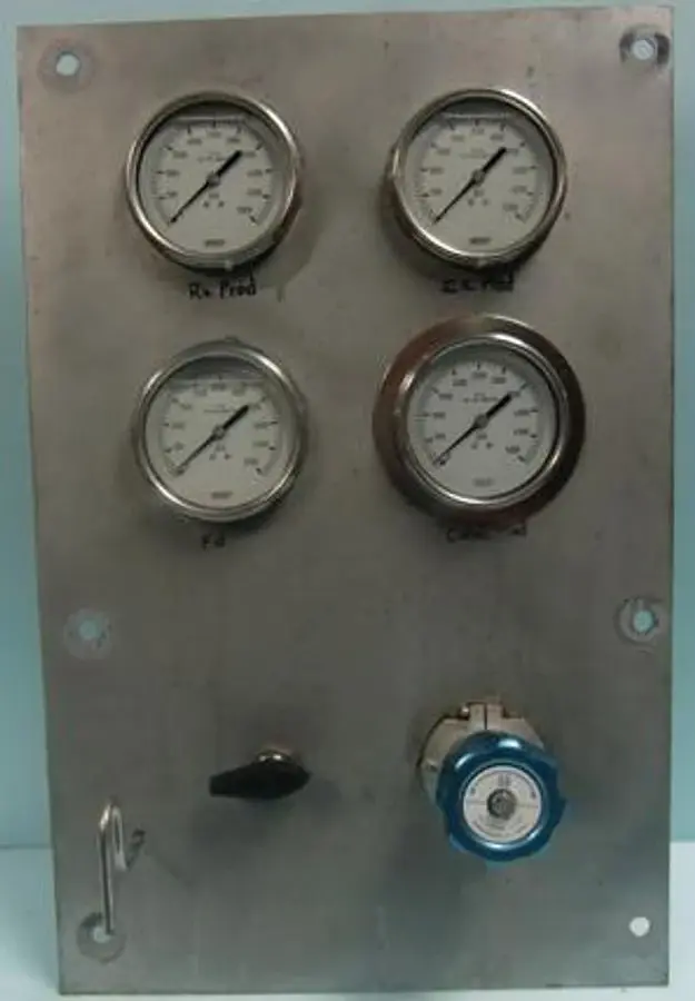 QTY. 1. STAINLESS STEEL PANEL WITH 1. GO INC. PRES...
