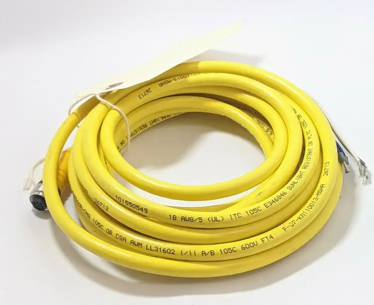 Used TURCK EUROFAST M12 5 PIN FEMALE STRAIGHT 10M CORDSET U-4 Cable & Wire | Maverick Industrial Sales #1109438