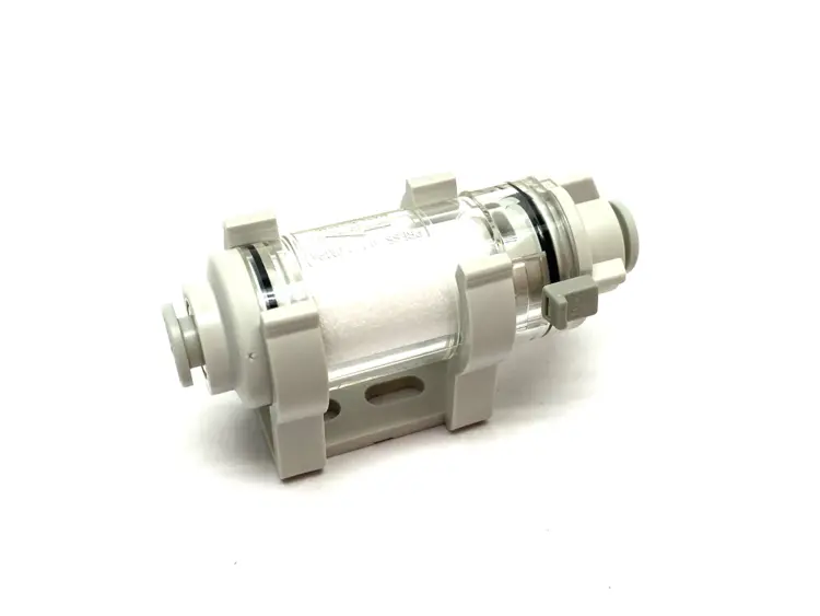 Used SMC AIR SUCTION FILTER, IN-LINE, W/ BRACKET Miscellaneous MRO | Maverick Industrial Sales #1121538