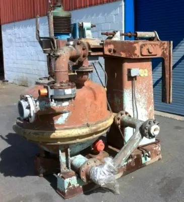 Dorr-Oliver BH-30 Merco nozzle centrifuge, Ferralium 225.