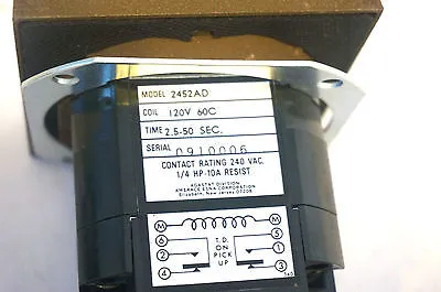 NEW AGASTAT 2452AD TIMING RELAY