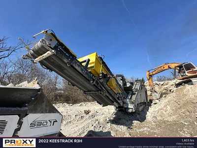 Used 2022 KEESTRACK R3H Crushers Pennsylvania US | Proxy Equipment #1384968