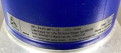 Used Wittenstein SK +060 S-MF1-10-1C1-1K00 Speed Reducers | Palmetto Automation #1154979