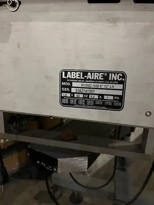 USED LABEL AIRE INC. 3015ND - 6" 12" LH