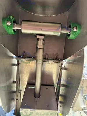 USED PALAMATIC PALPHARMA TIP AIR OPERATED PORTABLE DRUM TILTER / LIFT SWL 100 KG