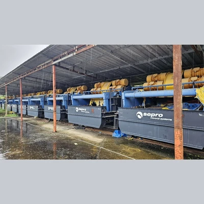 1000 TPH / 24000 TPD Gold Plant Equipment with Gravity Concentration