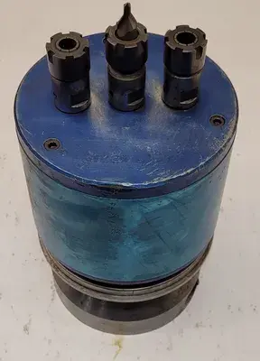3 SPINDLE DRILLING HEAD ATTACHMENT, FIT ON 4" SPINDLE, DIMENSIONS: 9" H X 2 1/4" SPINDLE HEIGHT