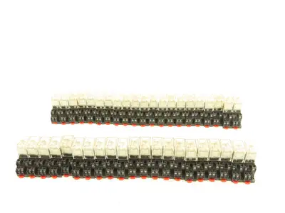 Omron MY2N-GS Relay 8-Pin 2 Pole LED Indicator 220/240VAC Coil w/ Base Lot of 42
