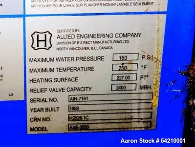 USED ALLIED ENGINEERING AAE-3000