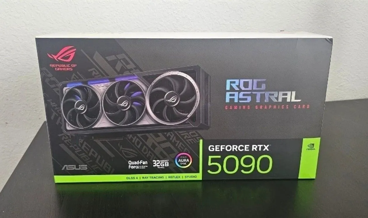 New | in-Stock ASUS ROG Astral GeForce RTX 5090 32GB GDDR7 NEW UNUSED Graphics Card Graphics/Video Cards California US | Torrance Electronics Inc #1441254