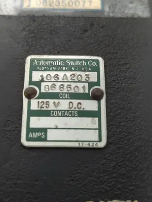 USED AUTOMATIC SWITCH 106A203
