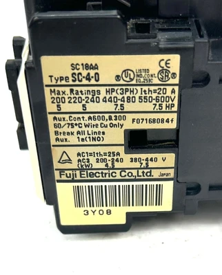 USED FUJI ELECTRIC SC-4-0