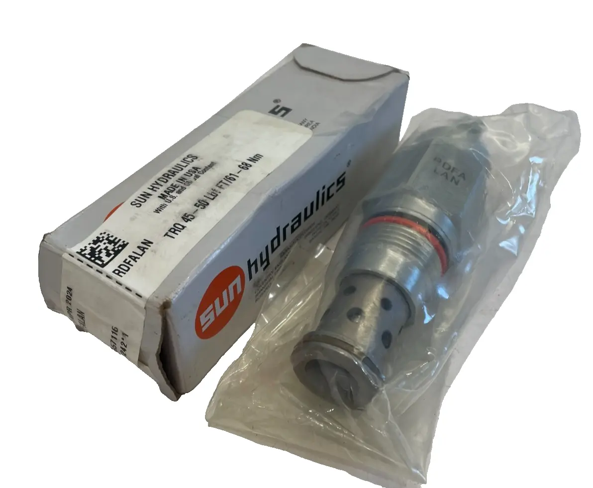NEW SUN HYDRAULICS RDFALAN RELIEF VALVE CARTRIDGE