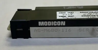 Used MODICON AS-M680-116 Industrial Controls Ohio US | Surplus Asset Holdings #1235695