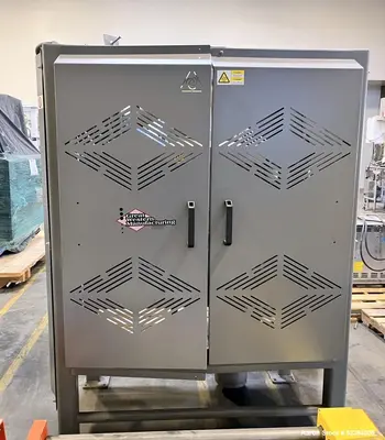 Used Great Western QA Series In-Line Circular Sifter and Enclosure. Approximate 24" diameter. Approximate 4 sieves. Top inlet. Bottom outlet. Mounted inside frame.