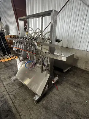 USED 2022 ACCUTEK APOF AUTOMATIC 10 VALVE INLINE FILLER