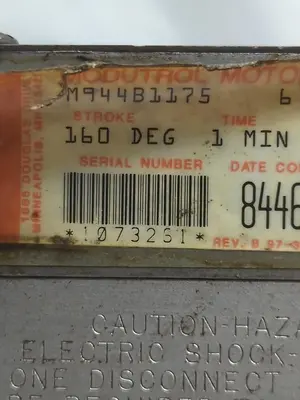 Used HONEYWELL M944B1175 Motors (misc) | Surplus Asset Holdings #1205117