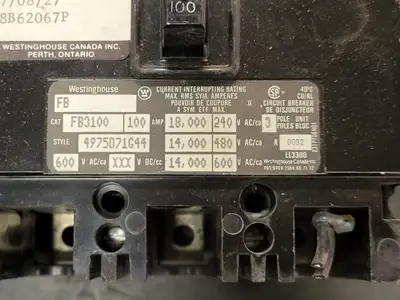 USED WESTINGHOUSE FB3100