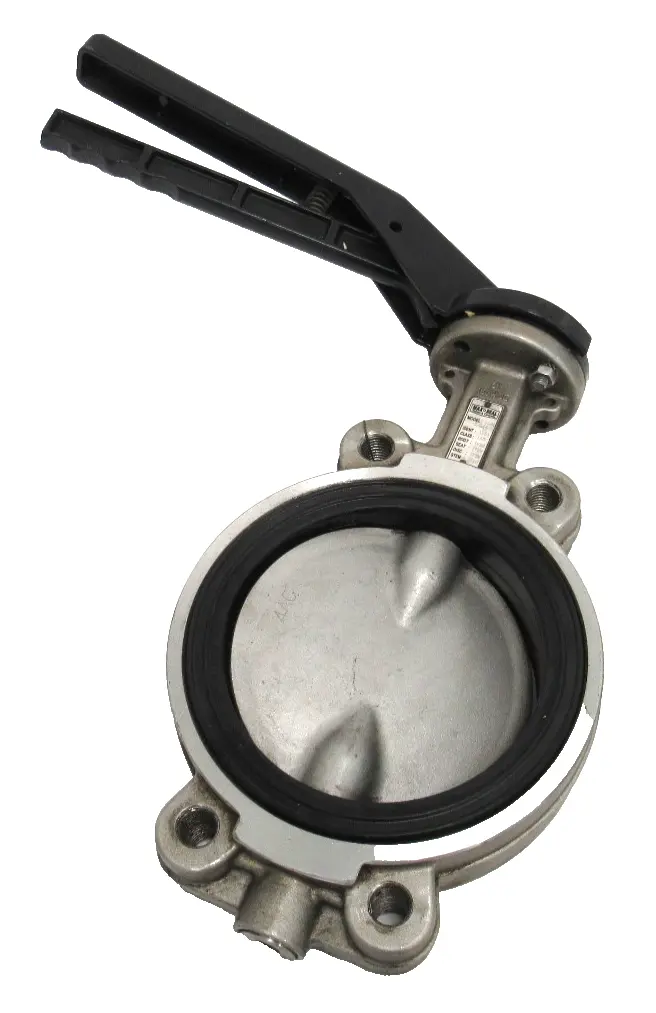 NEW MAX SEAL 53-SS-SS-SS-E-M-150 BUTTERFLY VALVE 6" 53SSSSSSEM150
