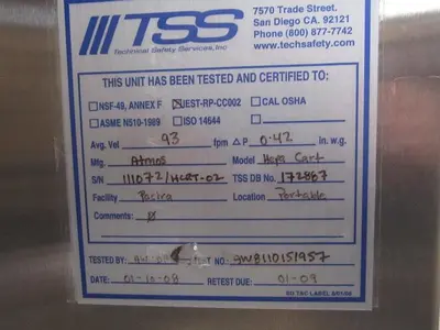 USED 2008 ATMOS-TECH INDUSTRIES PTC2626-26SS