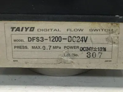 USED TAIYO DFS3-1200-DC24V