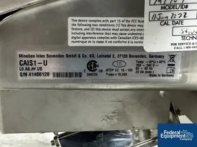USED Sartorius 1,000 Liter Sartorius Palletank for Mixing Jacketed