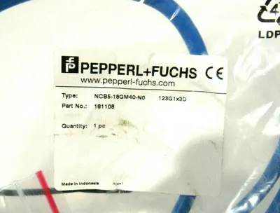 NEW PEPPERL & FUCHS NCB5-18GM40-N0 PROXIMITY SWITCH 181108 NCB518GM40N0