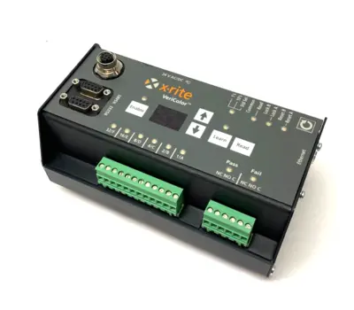 USED X-RITE VERICOLOR PROGRAMMABLE HUB UNIT, 2-DIGIT DIGITAL DISPLAY