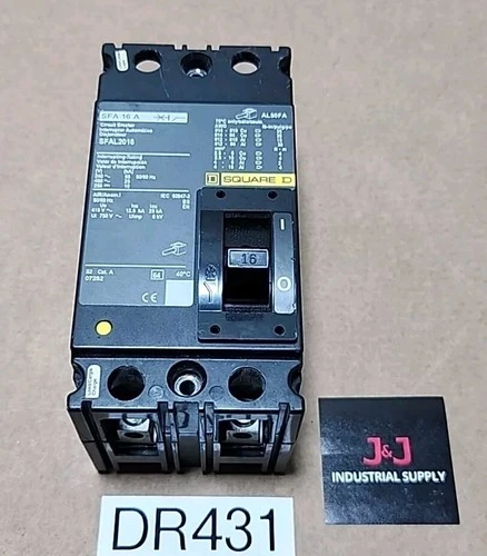 Used Square D SFAL2016 Circuit Breakers Indiana US | J&J Industrial Supply #525009