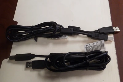 End to End Est 6 ft Used Shielded Cables (2C, 128 AWG) QTY 2
