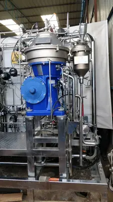 Alfa-Laval Culturefuge 100 biotech clarifier centrifuge skid, 316L SS.