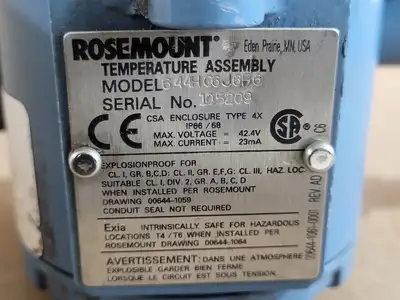 USED ROSEMOUNT 644HC6J6F6